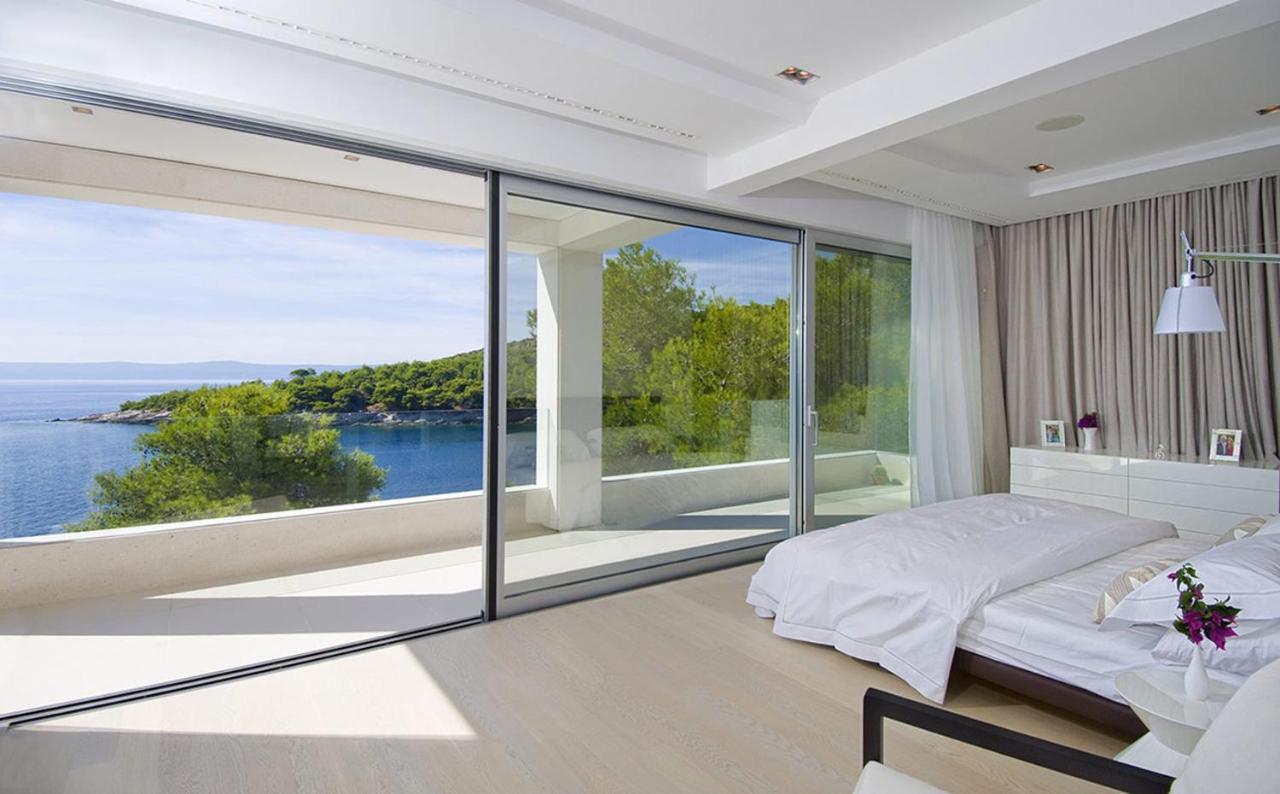 Luxury Seafront Villa My Dream With Private Pool, Jacuzzi And Staff At The Beach On Brac Island - Sumartin Selca  Ngoại thất bức ảnh