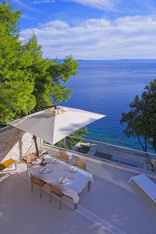 Luxury Seafront Villa My Dream With Private Pool, Jacuzzi And Staff At The Beach On Brac Island - Sumartin Selca  Ngoại thất bức ảnh