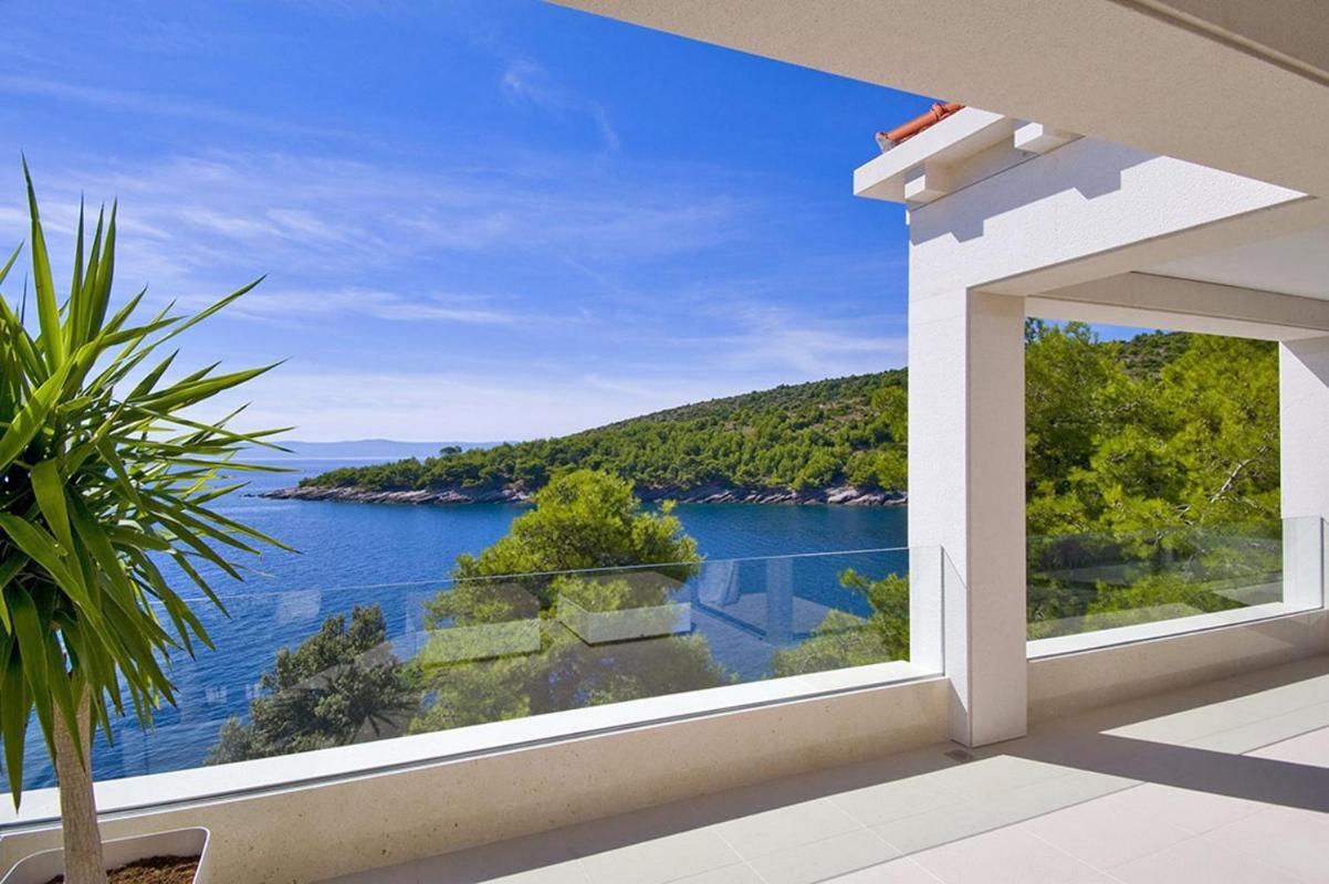 Luxury Seafront Villa My Dream With Private Pool, Jacuzzi And Staff At The Beach On Brac Island - Sumartin Selca  Ngoại thất bức ảnh